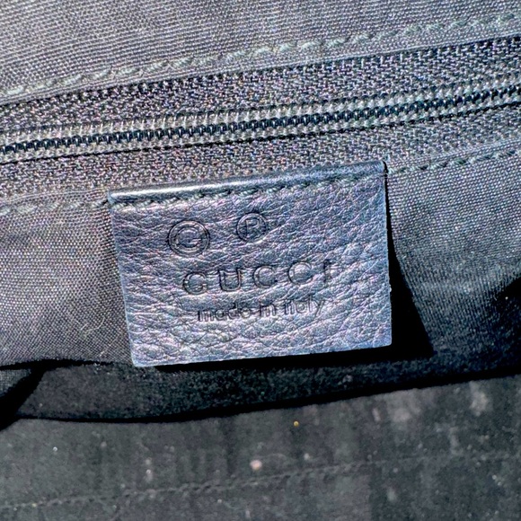 Gucci Horsebit Embossed Leather Medium Abbey Hobo Shoulder Bag - Picture 8 of 9